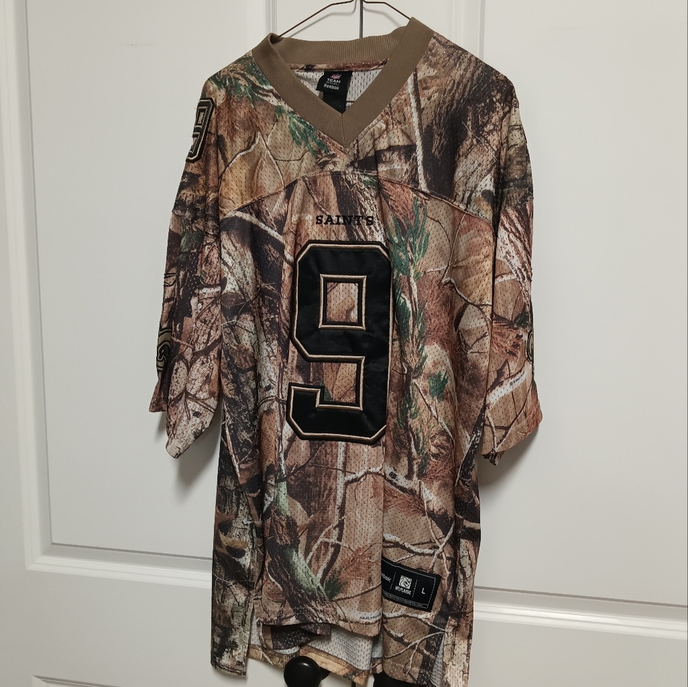 Reebok Camo NFL Jersey with Number 9